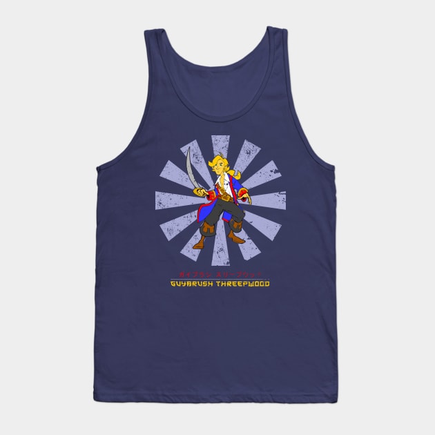 Guybrush Threepwood Retro Japanese Tank Top by Nova5